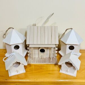 Set of Wooden Birdhouses